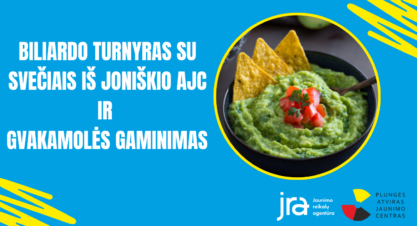 Priimame svečius iš Joniškio atviro jaunimo centro! Priimame svečius iš Joniškio atviro jaunimo centro!