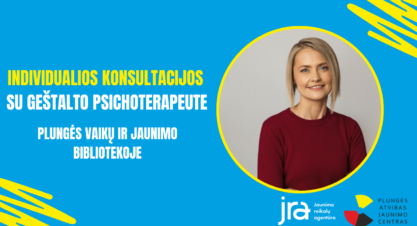 Nemokamos individualios konsultacijos jaunuoliams