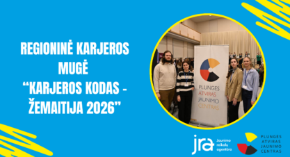 Regioninė karjeros mugė „Karjeros kodas – Žemaitija 2026” Regioninė karjeros mugė „Karjeros kodas – Žemaitija 2026”