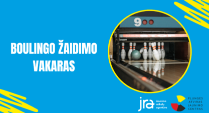 Boulingo žaidimo vakaras Boulingo žaidimo vakaras